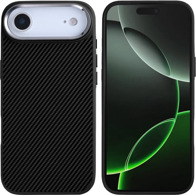 Rixus Mag Carbon With MagSafe For Apple iPhone 17 Air Titanium Black