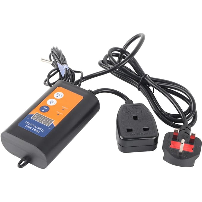 1000W Reptiel Temperatuurregelaar Snelle Respons Digitale Temperatuurregelaar ABS Thermostaat