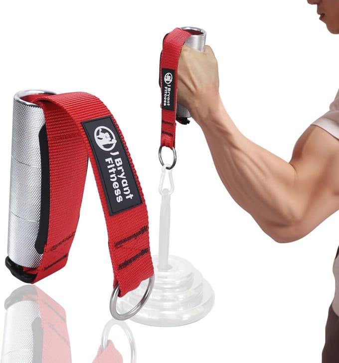 Armworstel Grip Handvat voor Pols- en Onderarmtraining - Oefening Pulldown Triceps Touw