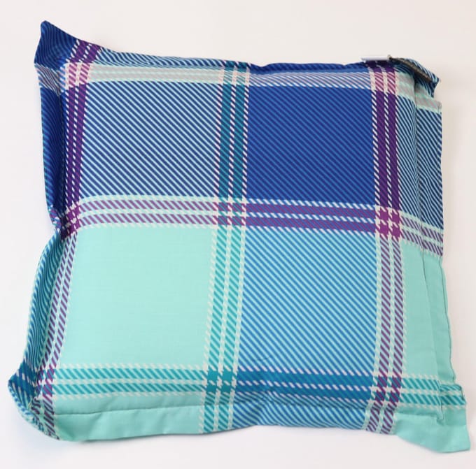 Madison zitkussen Hocker 43x43 cm Lucy blue
