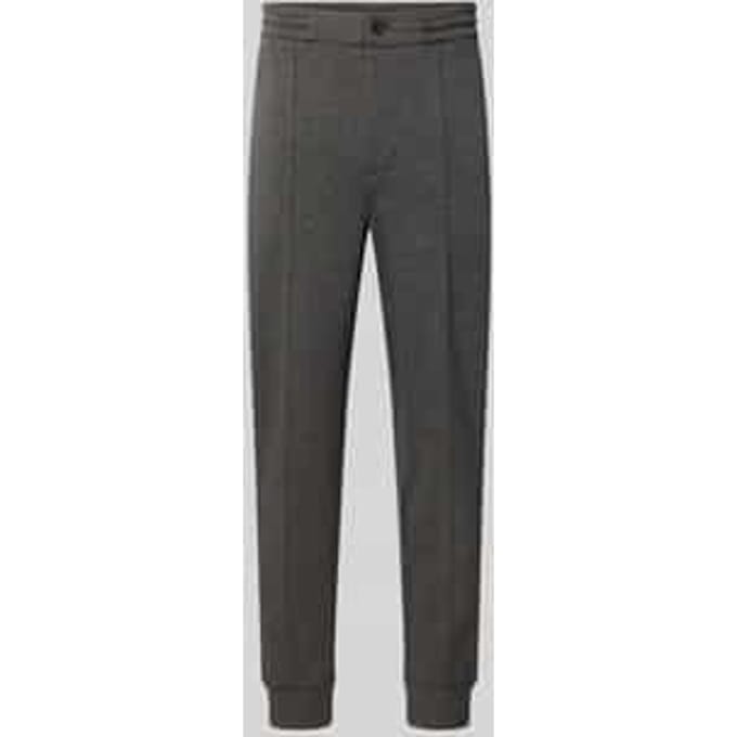 Loose fit sweatbroek met gestikt logo model 'MESH FACE'