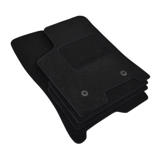 Tapis de sol - Lada - Vesta - Velours noir - 4 pièces - Ajustement précis