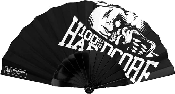100% Hardcore Waaier Branded Rage Zwart