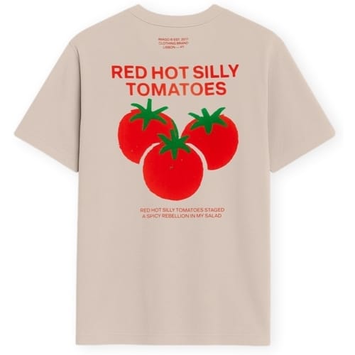 T-shirt Imago T-Shirt Tomatoes - Beige