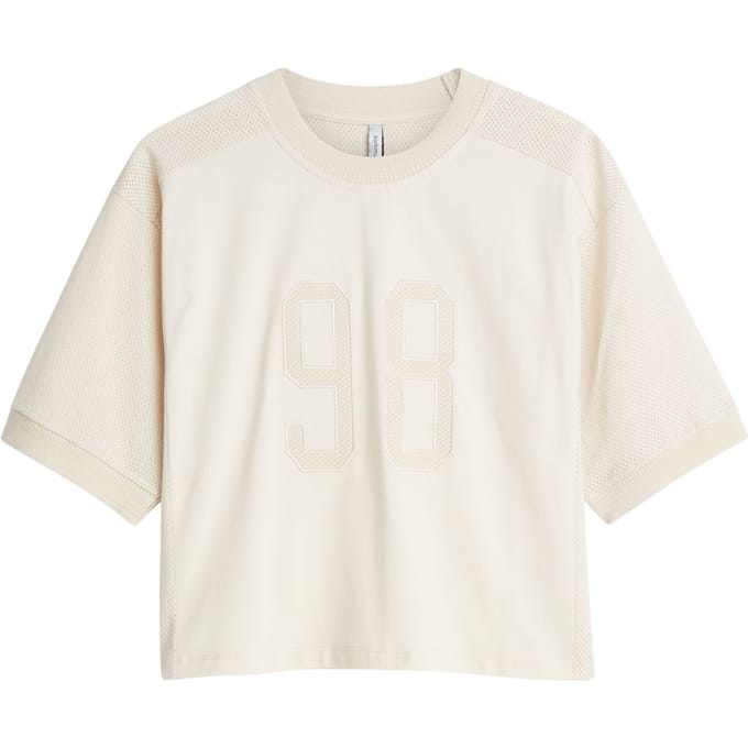 Summum Top Mesh And Jersey  Ecru 3s5282-30765