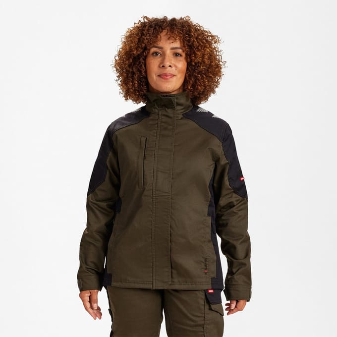 Engel Galaxy werkjack met 2-weg stretch voor dames 1816-255 - Forest Green / Black - M