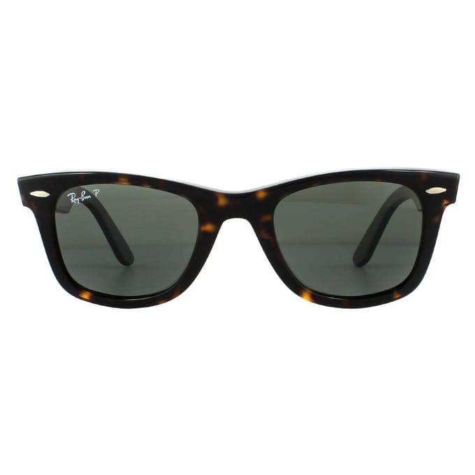 Ray-ban rechthoek unisex schildpad groen gepolariseerde zonnebril