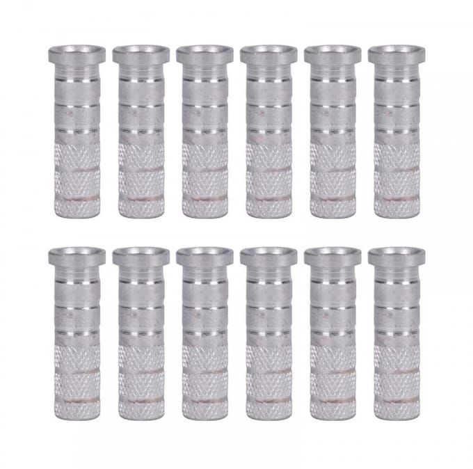 Dailygoods - 12 Stuks Aluminium Pijlen Inserts voor Boogschieten