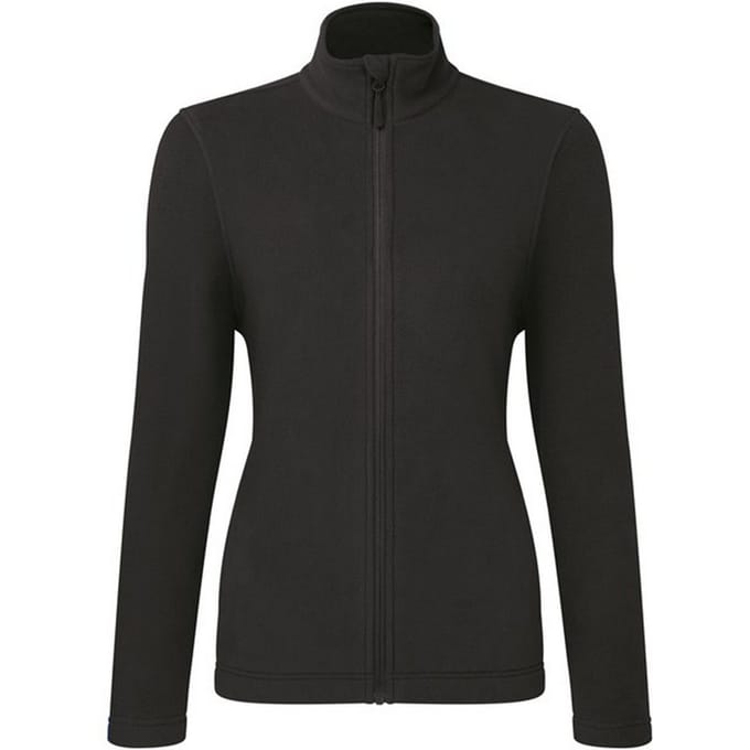 Premier Dames/Dames Recyclight Full Zip Fleecejack (Zwart)