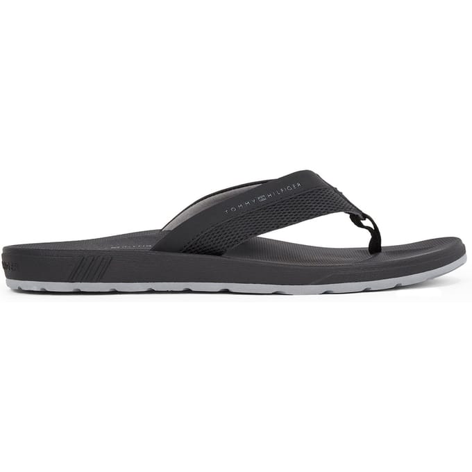 Tommy Hilfiger Molded Hilfiger Beach Flip Flop Black Taglia: 41 | Infradito Outlet | Uomo | Nero