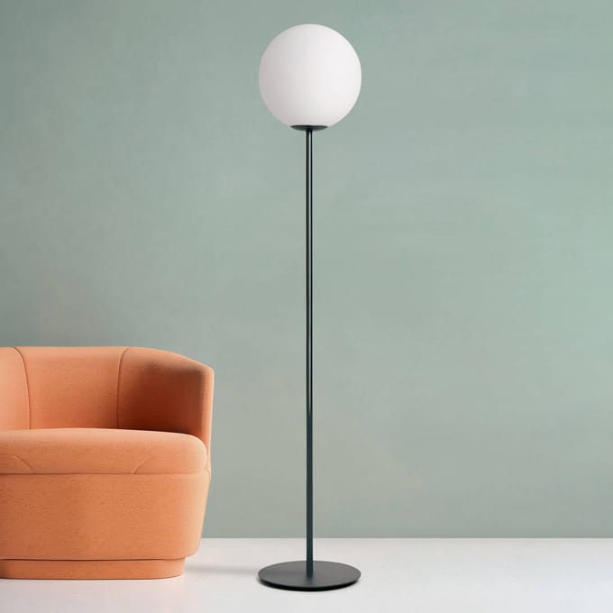 Sforzin Vloerlamp Jugen, zwart, 1-lamp