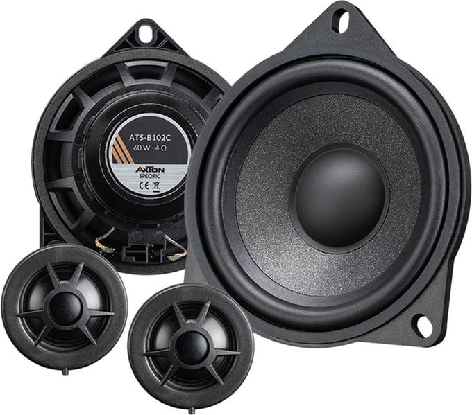 Axton ATS-B102C - Autospeakers - Pasklare luidsprekers BMW - 10cm 2weg composet - Custom fit