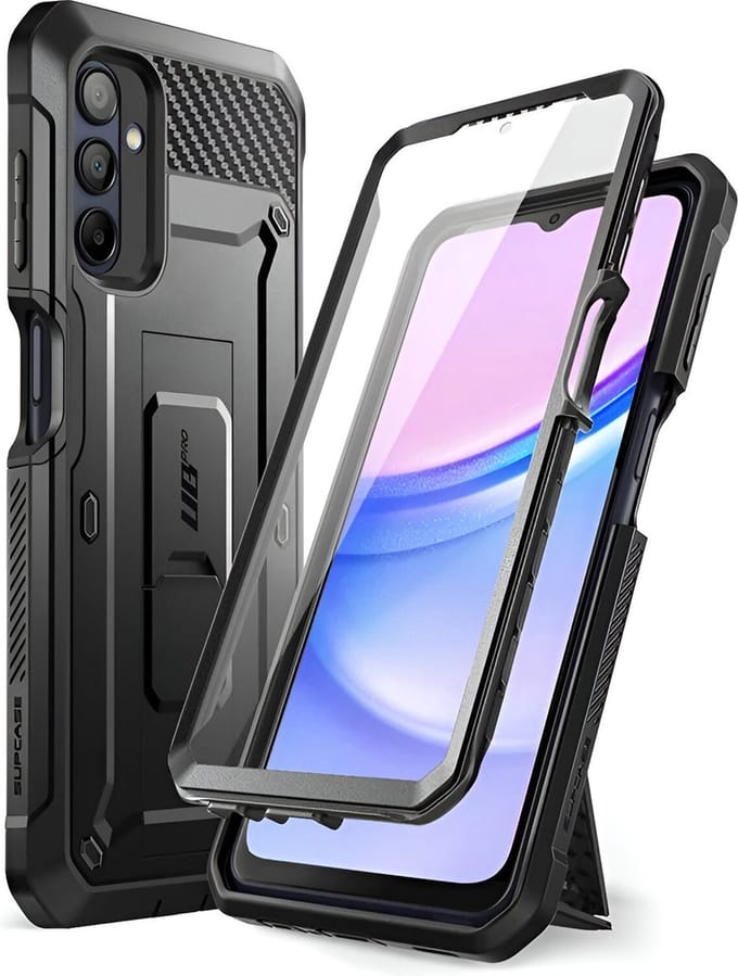Supcase i-Blason Unicorn Beetle Pro Case voor Samsung Galaxy A15 4G/5G - Zwart