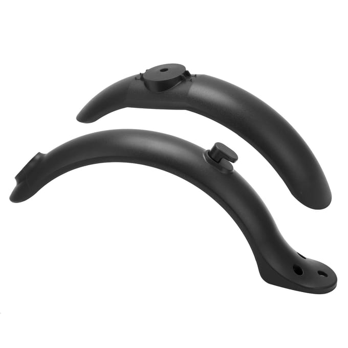 Set met spatborden voor en achter van de elektrische scooter Xiaomi M365, inclusief gereedschap. zwart