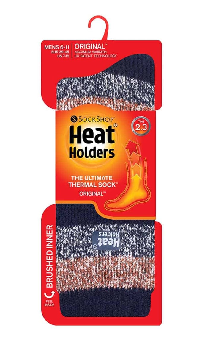 Heat Holders - Twist thermo herensokken met warme zachte binnenvoering
