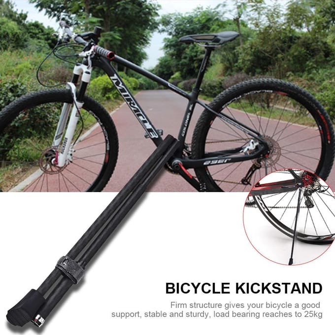 Fietsstandaard van koolstofvezel Fiets Snelspanner Standaard Rek gray
