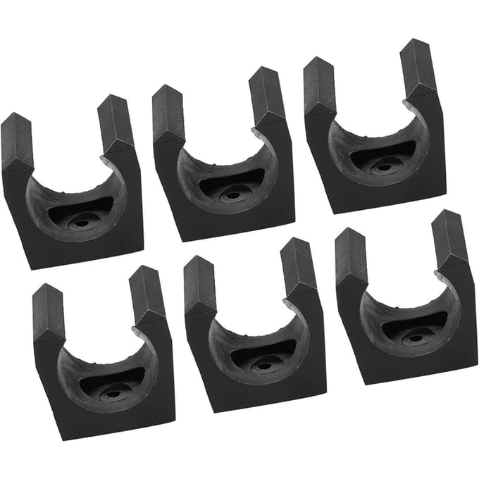 6 stuks Plastic Biljart Pool Enkele Houder Mini Stang Organizer Houder Accessoire black