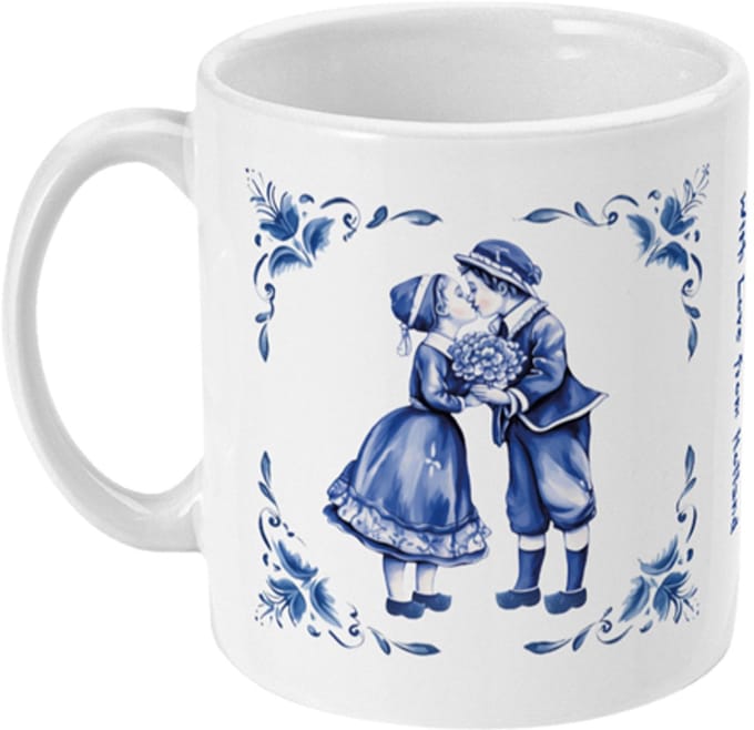 Mok | Kusje - With Love from Holland | 325ml