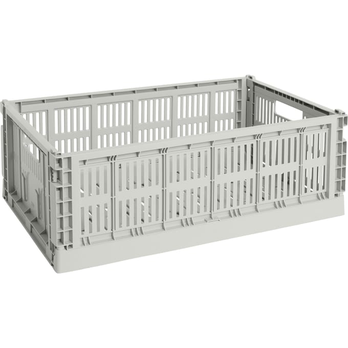 HAY Colour Crate Vouwkrat L recycled - HAYCrateGrey