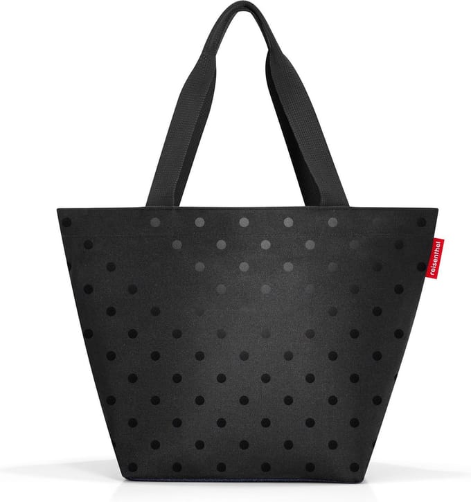 reisenthel shopper M - Shopper 51 cm (glossy dots black)