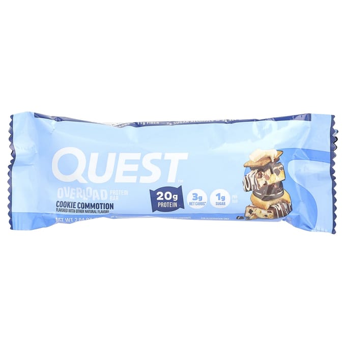 Quest Nutrition Overload Bars (12x58g) Cookie Commotion - Repen - Eiwit Repen