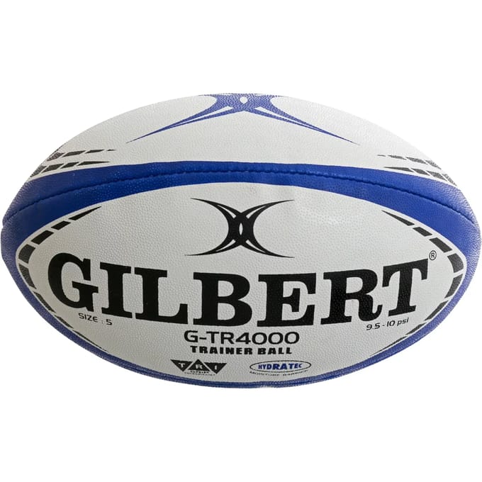 Gilbert G-Tr4000 (Size 5) Rugbybal - Wit / Rood | Maat: 5