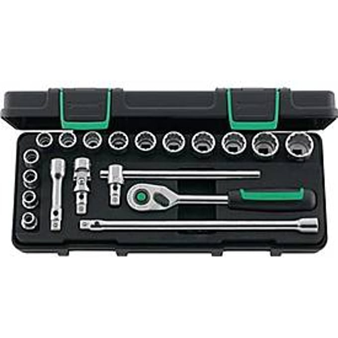 Stahlwille 45/14/5I QR KN 96021180 Dopsleutelset 3/8 (10 mm) 19-delig