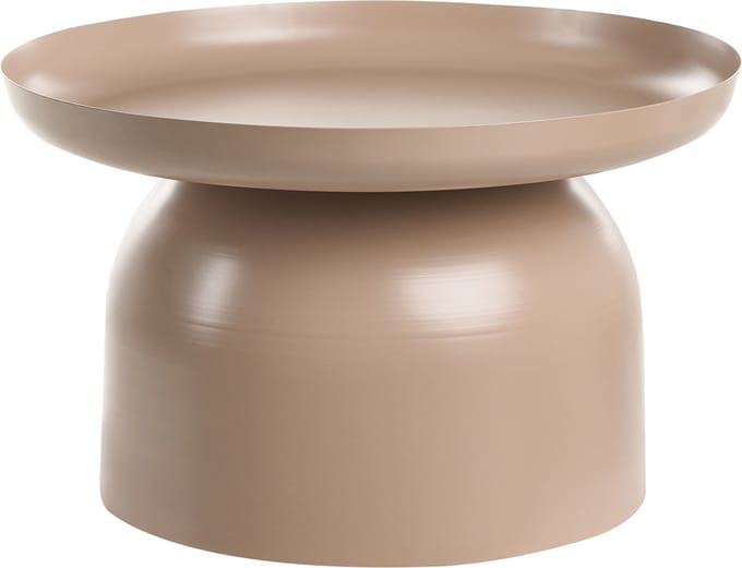TAGGART - Salontafel - Taupe - IJzer
