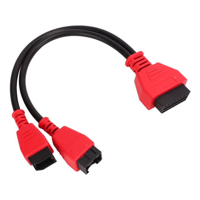 12+8 Pin Diagnostische Connector Kabel Adapter MSCHRY128 Diagnostisch Gereedschap Vervanging voor Chrysler black