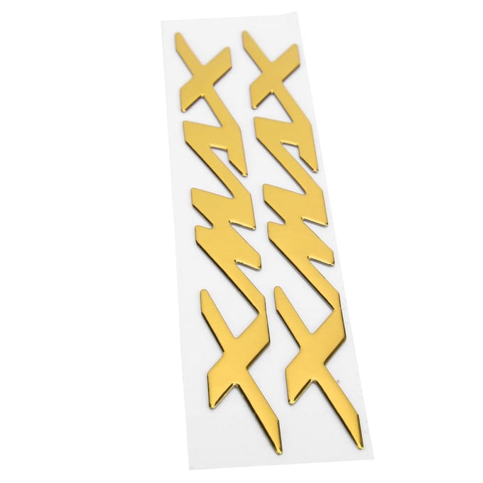 Paire d'Autocollants Emblème de Moto Autocollants 3D pour XMAX XMAX 125 250 400(Jaune ) jaune