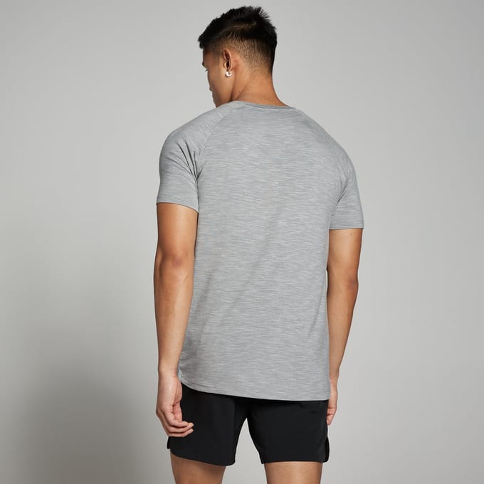 MP Performance T-shirt met korte mouwen voor heren - Gemêleerd chroom - S