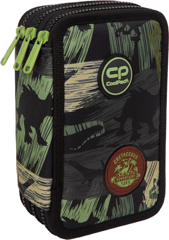 CoolPack - Pennenzak - Pennenetui - pennenetui met accessoires - 3 vakken - Adventure Park-uitrusting