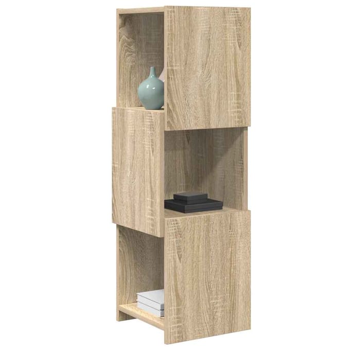 vidaXL - Hoekkast - 30,5x30x95cm - Bewerkt - hout - Sonoma - Eik