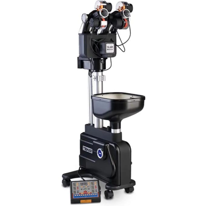 Tafeltennisballen lancerende robot Tibhar Master