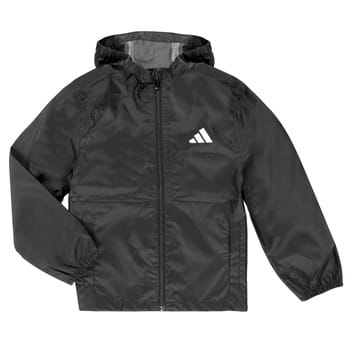 Adidas Rain Jacket Jassen Kinder - Zwart - Maat 123 - 129 CM - Poly Mesh