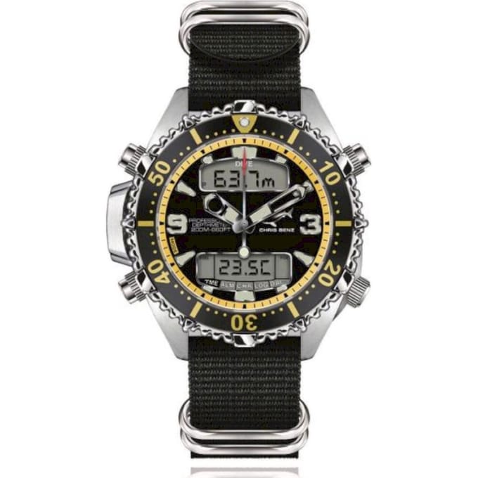 Chris Benz Dames, Heren, Unisex watch CB-D200X-Y-NBS