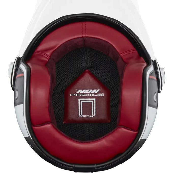 Binnenkant wang en motorhelm hoes Nox Heritage