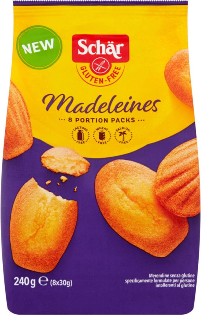 Schar Madeleines classic glutenvrij 240 Gram