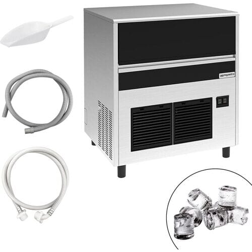 GGM Gastro Eiswürfelbereiter - Zylinder - 67 kg/24 h - inkl. Ablaufpumpe