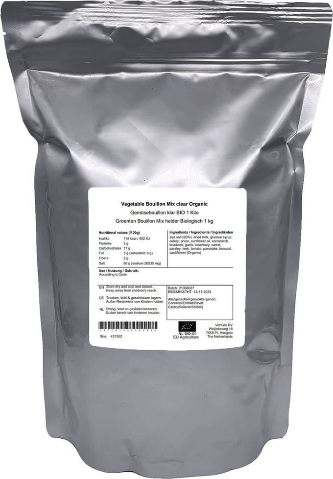 Groentebouillon Mix helder - 1 Kg - VehGro