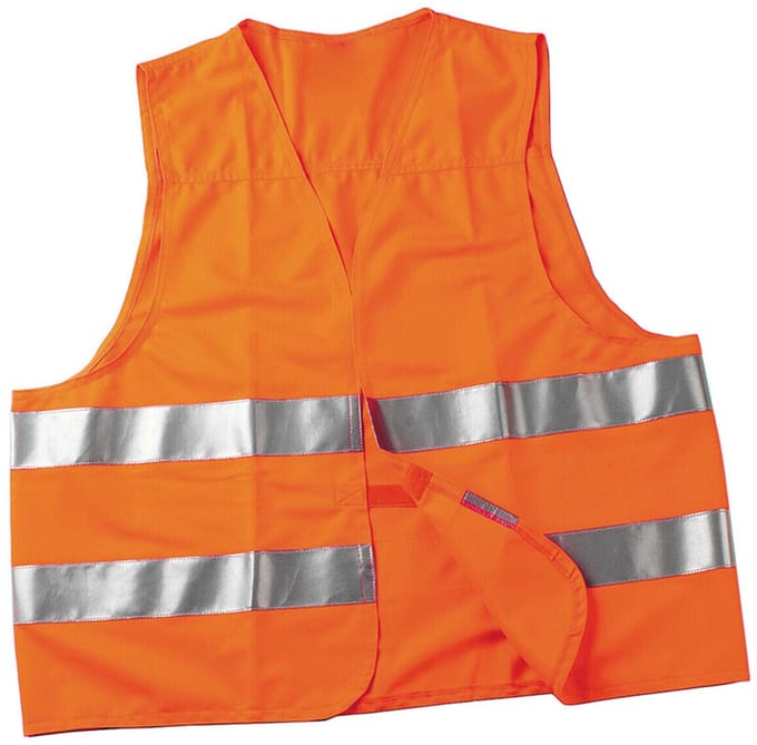 Veiligheidsvest oranje M t/m XXL