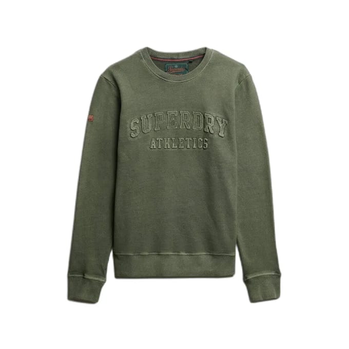 Superdry - Athletic sweatshirt met reliëfopdruk - Heren - Truien