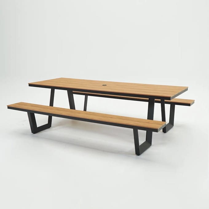 Vita Massa rechthoekige picknicktafel XL