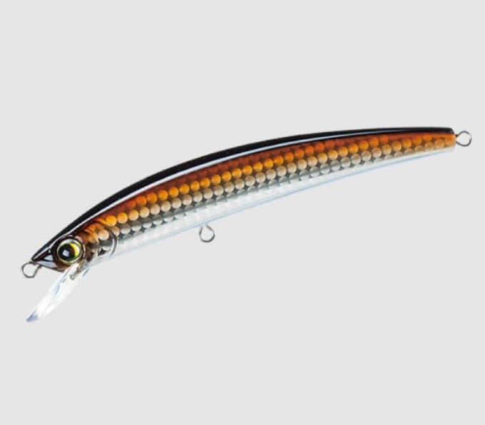 Yo Zuri Crystal Minnow DD 110 mm Drijvend Aas R1135-HRSN (1145) gray