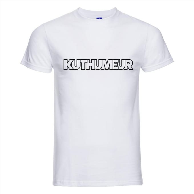 Kut humeur T-shirt - 100% Katoen - Maat S - Classic Fit - Wit