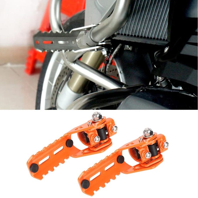 Motorfiets Voorvoetsteun Voetsteunen Onderdelen Accessoire voor R1200GS 20132018 (Oranje) gray