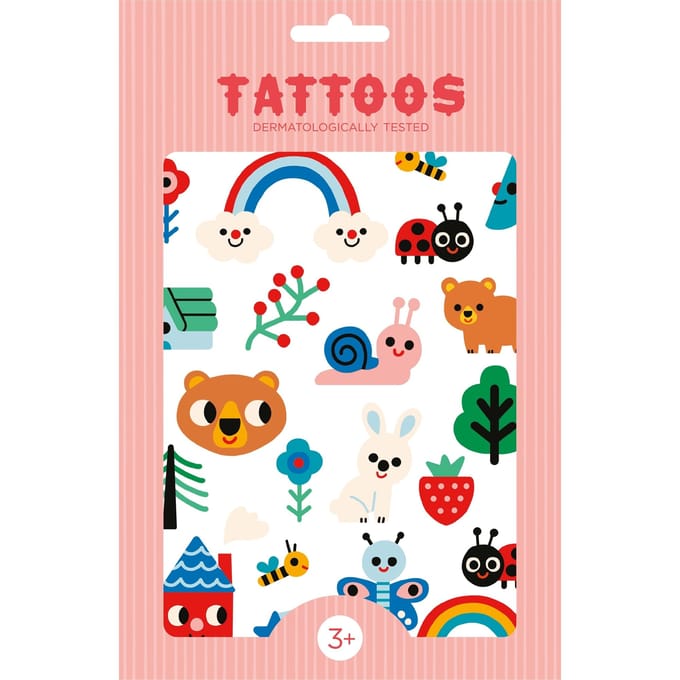 Petit Monkey tattoo's nature friends