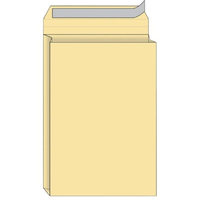 Envelop Quantore monsterzak 229x324x38mm zelfklevend creme 125 stuks