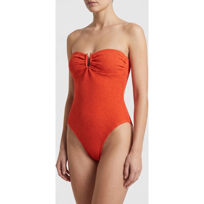 ARKET Malta Structure Swimsuit Orange Taglia: 36 | Costumi Interi Outlet | Donna | Arancione