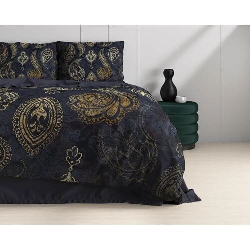 Dreamhouse Dekbedovertrek Jaimy Blauw - Eenpersoons 140 x 200/220 cm + 1 kussensloop